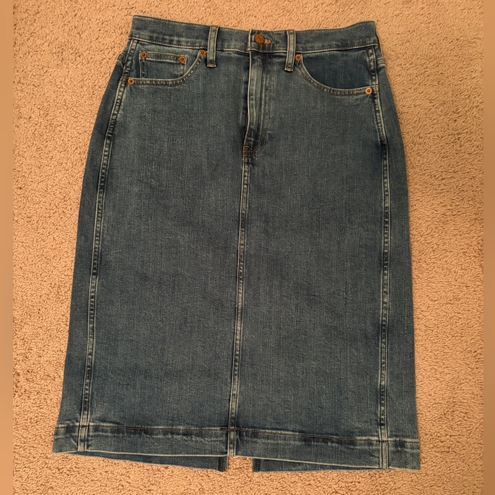 J. Crew Light Blue Denim Skirt